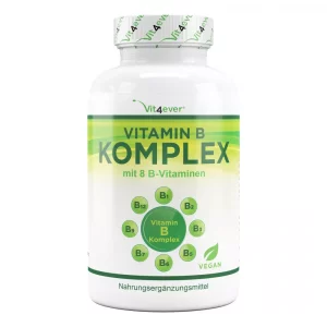 Vitamin B-komplex - 8 B-vitaminer - 500 tabletter