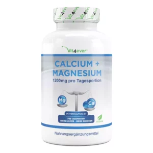 Kalcium + Magnesium - 2:1 förhållande - 365 tabletter