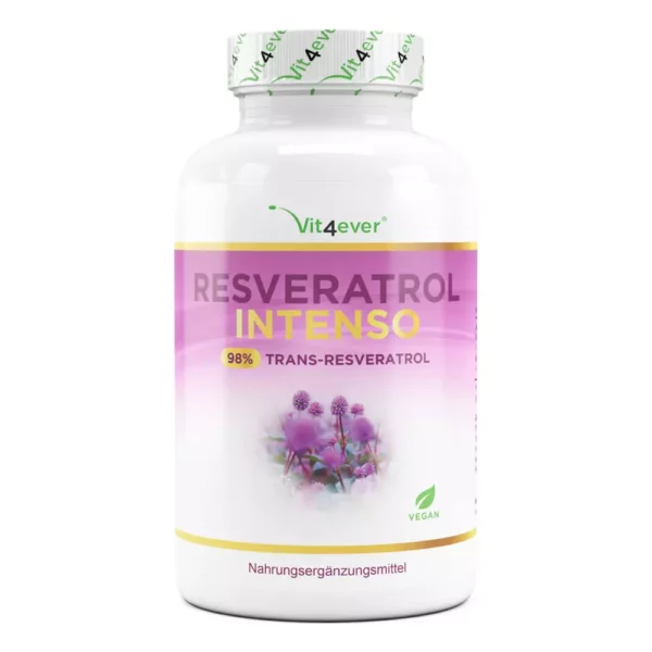 Resveratrol 60 kapslar à 500 mg - 98% trans-resveratrol